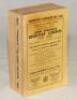 Wisden Cricketers’ Almanack 1936. 73rd edition. Original paper wrappers. Some breaking to page block, some minor wear and staining to wrappers, light corner crease to top right hand corner of the front wrapper, slight wear to spine paper otherwise in good