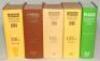 Wisden Cricketers’ Almanack 1949, 1958, 1968, 1977, 1979 (2), 1981, 1982, 1985, 1986 and 1999. The majority of the books are original hardback editions, the 1977, one of the 1979 and the 1986 editions are softback, the 1968 edition is rebound ex Rugby Sch - 2