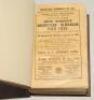 Wisden Cricketers’ Almanack 1932. 69th edition. Bound in dark brown boards, with original wrappers, with gilt titles to spine. Some minor wrinkling, minor wear and slight soiling to wrappers otherwise in good+ condition. Sold with a softback 1938 edition, - 2