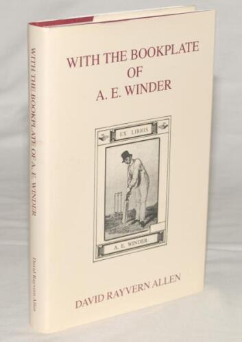 ‘With the Bookplate of A.E. Winder’. David Rayvern Allen. J.W. McKenzie, Ewell 2008. Limited edition no. 124/175. Signed to limitation page by the author. Good dustwrapper. VG