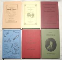 John McKenzie publications. One title is a signed limited edition, ‘The Art of Nicholas Felix’, Gerald Brodribb, limited edition no. 6 of 25 copies, signed by Brodribb. Sold with five facsimile reprint publications, ‘St. Ivo and The Ashes’, R.D. Beeston, 