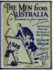 Australian tour to England 1926. ‘The Men from Australia- a souvenir in pen & picture’. Cartoons by Arthur Mailey. London 1926. Tipped in to navy blue cloth with gilt title to spine, original decorative wrappers retained. Some wear and staining to origina