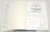 ‘The History of Hampshire County Cricket Club’. Peter Wynne-Thomas. Christopher Helm, Bromley 1988. Hardback with dustwrapper. Over one hundred and eighty signatures in total to the front and rear endpapers, title pages and the odd internal page. The majo - 2