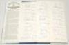‘The History of Hampshire County Cricket Club’. Peter Wynne-Thomas. Christopher Helm, Bromley 1988. Hardback with dustwrapper. Over one hundred and eighty signatures in total to the front and rear endpapers, title pages and the odd internal page. The majo - 4