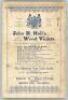 Edward Mills Grace. Gloucestershire & England 1870-1895. ‘The Canterbury Cricket Week 1842-1891 : Its Origin, Career, and Jubilee’. E. Milton Small. Printed for the Author by J.A. Jennings, Canterbury (1892). Decorative printed paper wrappers. Signed ‘Edw - 2