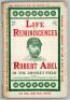 ‘Life and Reminiscences of Robert Abel in the Cricket Field. Told by Himself’. Edited by H.V. Dorey. London 1910. Original pictorial paper wrappers retained. Padwick 7268. Old tape repair to spine, minor wear and loss to wrappers, otherwise in good/ very 