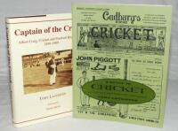 Tony Laughton. Two titles by Laughton. ‘Captain of the Crowd. Albert Craig, Cricket and Football Rhymester 1849-1909’, Childrey 2008. Hardback with good dustwrapper. ‘A Guide to Cricket, A Weekly Record of the Game. A Historical and Biographical Analysis’