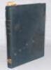 ‘Cricket: A Weekly Record of the Game’. 1888. Volume VII numbers 170-199, 26th January- 27th December 1888. Bound in dark blue cloth, gilt title to spine, red speckled page edges. Title and contents pages to front. Lacking original wrappers. Complete with