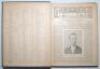 ‘Cricket: A Weekly Record of the Game’. 1899. Volume XVIII numbers 500-529, 26th January- 21st December 1899. Bound in dark blue cloth, gilt title to spine, marbled page edges. Title and contents pages to front. Lacking original wrappers. Lacking fixtures - 2