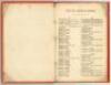 ‘A List of Matches to be Published in F. Lillywhite’s Large Book of Cricket Scores from 1746 to 1856 Inclusive’. Printed by W.H. Crockford, Blackheath Road, Greenwich 1857. Bound in red cloth, gilt title to spine, with original blue paper wrappers retaine - 2