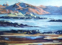Sunlight and Shadows, The Mountains of Knoydart by Cara McKinnon Crawford