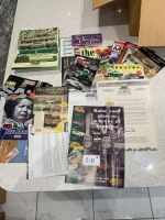 Lledo promotional paperwork and magazines as pictured