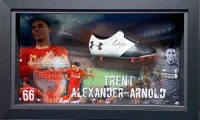 Trent Alexander Arnold Signed And Framed Boot Certificate of Authenticity