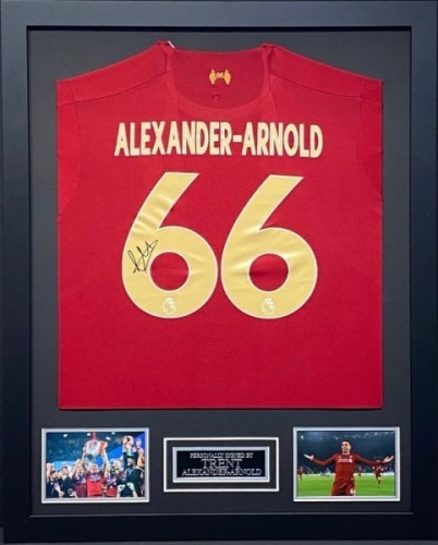 Trent Alexander Arnold Signed And Framed Liverpool Fc Shirt Certificate of Authenticity