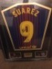 Luis Suarez Signed And Framed Barcelona Shirt Certificate of Authenticity
