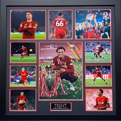 Trent Alexander Arnold Signed And Framed Picture Display Certificate of Authenticity