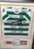 Lisbon Lions Signed And Framed Shirt By 8 Certificate of Authenticity