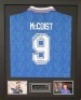 Ally Mccoist Signed And Framed Rangers Fc Shirt Certificate of Authenticity