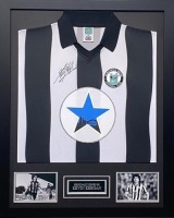Kevin Keegan Signed And Framed Newcastle United Shirt Certificate of Authenticity