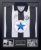 Kevin Keegan Signed And Framed Newcastle United Shirt Certificate of Authenticity