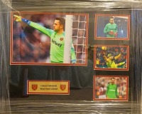 Lukasz Fabianski Signed And Framed West Ham United Display Certificate of Authenticity
