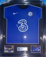Kai Havertz Signed And Framec Chelsea Fc Shirt Certificate of Authenticity