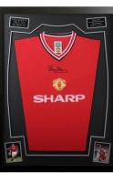 Bryan Robson Signed And Framed Manchester United Shirt Certificate of Authenticity