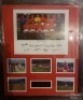 England 1966 Signed And Framed Display By 8 Certificate of Authenticity