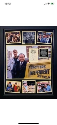 David Jason Signed And Framed Only Fools And Horses Display Certificate of Authenticity