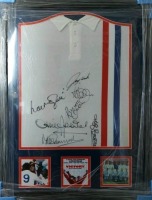 Escape To Victory Signed And Framed Shirt By 7 Certificate of Authenticity
