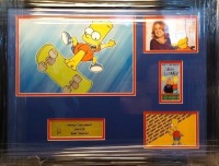 Nancy Cartwright Signed The Simpson Display