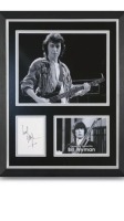 Bill Wyman Signed And Framed Display Certificate of Authenticity