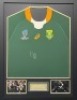 Siya Kolisi Signed And Framed South Africa Rugby Shirt Certificate of Authenticity