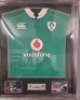 Ross Byrne Signed And Framed Ireland Rugby Shirt Certificate of Authenticity