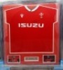 Tomos Francis Signed And Framed Wales Rugby Shirt Certificate of Authenticity