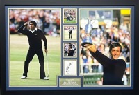 Seve Ballesteros Signed And Framed Gold Display Certificate of Authenticity
