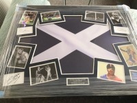 Legends Of Scotland Sport By 4 Framed Display Certificate of Authenticity