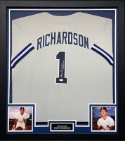 Bobby Richardson Signed And Framed Jersey Certificate of Authenticity