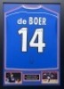 Ronald De Boer Signed And Framed Rangers Fc Shirt Certificate of Authenticity
