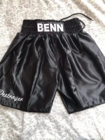Nigel Benn Signed Shorts Certificate of Authenticity