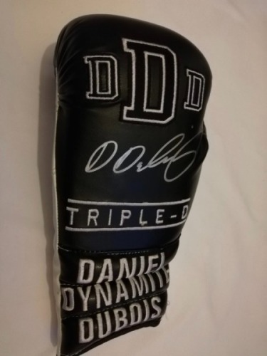 Daniel Dubious Signed Glove Certificate of Authenticity