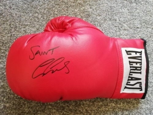 George Groves Signed Glove Certificate of Authenticity
