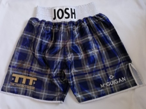 Josh Taylor Signed Shorts Certificate of Authenticity