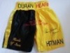 Roberto Duran And Thomas Hearns Dual Signed Shorts Certificate of Authenticity