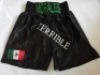 Erik Morales Signed Boxing Shorts Certificate of Authenticity
