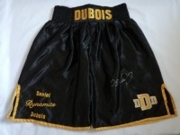 Daniel Dubious Signed Boxing Shorts Certificate of Authenticity