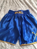 Kevin Mitchell Signed Boxing Shorts Certificate of Authenticity