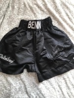 Jake La Motta Signed Boxing Shorts Certificate of Authenticity