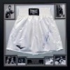 Joe Frazier Signed And Framed Boxing Shorts Certificate of Authenticity