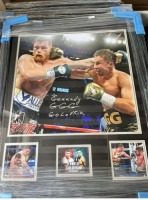 Gennady Ggg Golovkin Signed And Framed Display Certificate of Authenticity